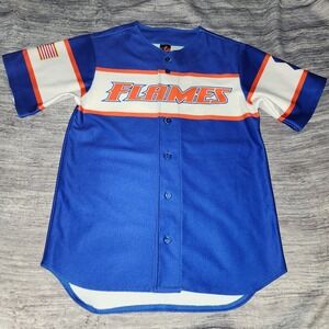 Alleson Athletic‎ Flames Baseball Jersey #24 American Flag Adult Small
